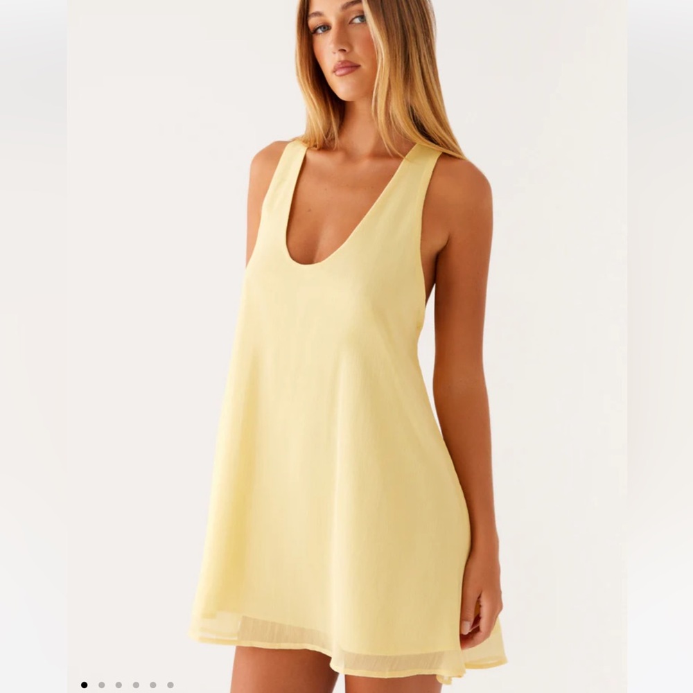 Peppermayo yellow short dress